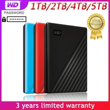 Western Digital WD My Passport 1TB 2TB 4TB 5TB USB 3.0 password protection HDD Portable Mobile Hard DisK For PC laptops computer