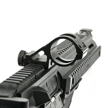 1 дюйм 25 мм алюминиевое смещенное кольцо 45 градусов Боковое крепление 20 мм Пикатинни Крепление ж/ключ для фонарика винтовки лазерного прицела крепления