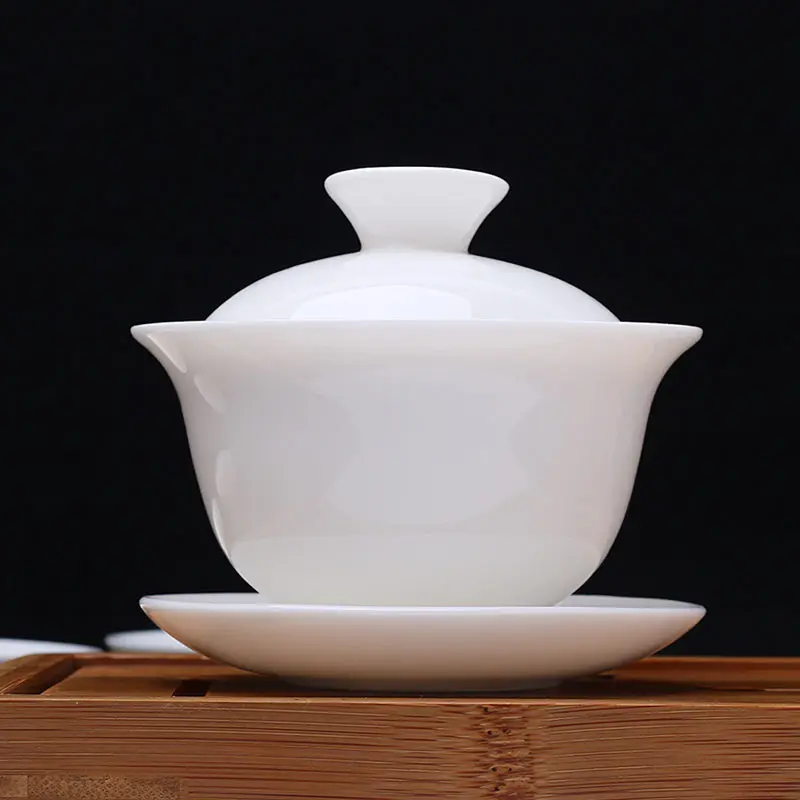 Yangzhi нефрит ручная работа Sancai покрытая чаша чайная чашка чайный набор Sopera De Ceramica