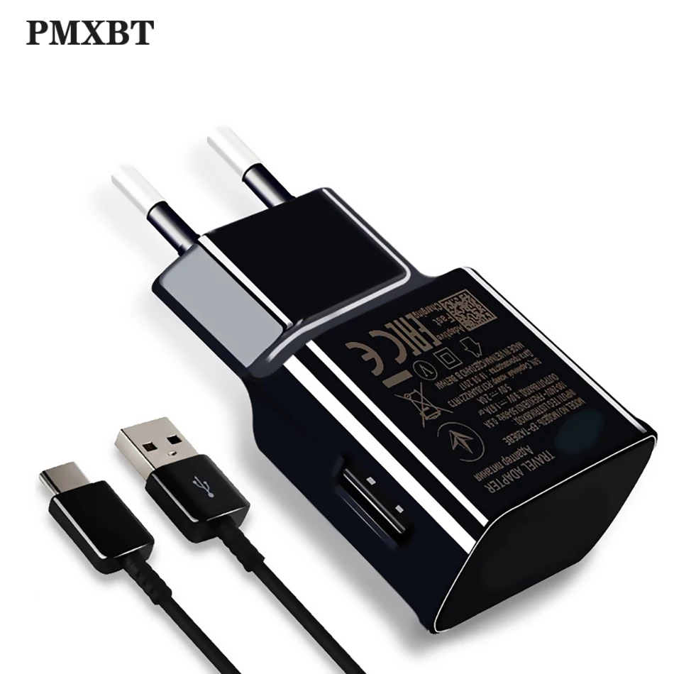 

For Samsung S10 S9 S8 Plus Wall Fast charger Type C Cable For Huawei 20 Xiaomi Redmi Android Phone Fast Charging Travel Adapter