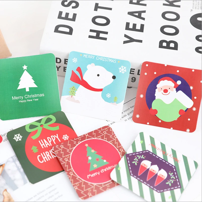 

1pcs/pack Mini Christmas Cards Birthday And Party Card Envelope Writing Paper Stationery
