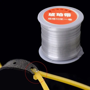 

1pcs 10m Rubber Band Tube Tie Rope For Slingshot Catapult Hunting Outdoor Shooting Accessories Universal Elastic Latex Tube 10m
