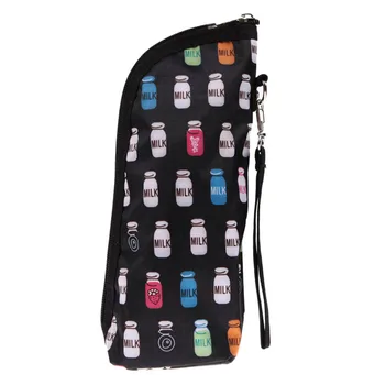 

1 pc Baby Bottle Holder Bag Insulation Bottle Warm Baby Food Stroller Hanging Bags Travelling With Baby Thermos Bags Organizer
