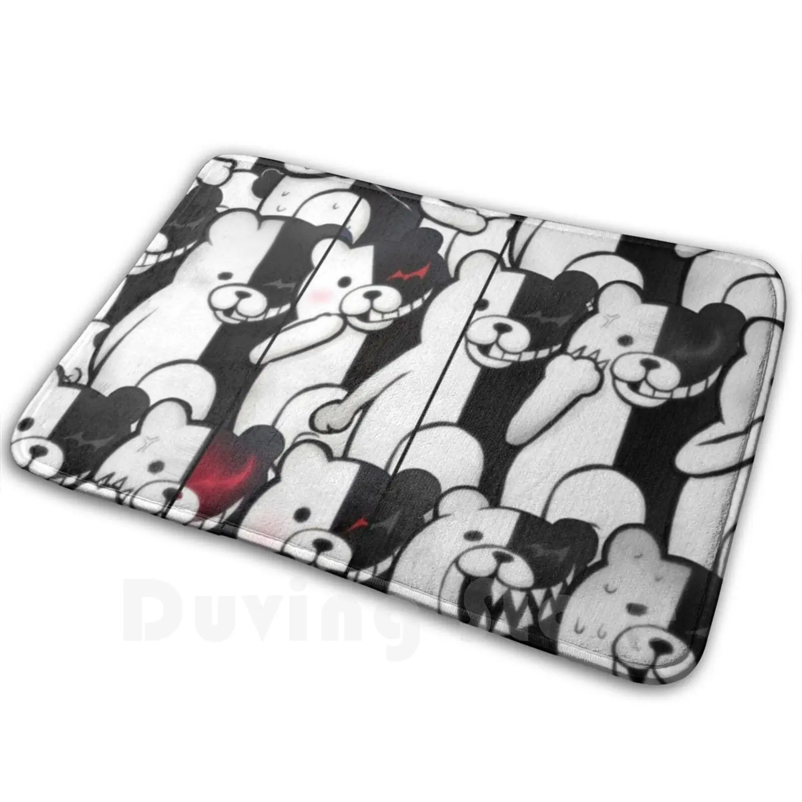 Monokuma Morbido Tappetino Antiscivolo Tappeto Cuscino Danganronpa Monokuma Sprite Sprite