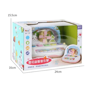 

Musical Toy Piano Electronic Keyboard Music Development Educational Baby Toddler Kids Lights Toys 1pc