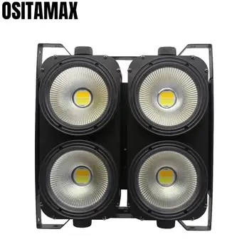

4X100W LED COB Blinder Light Audiece Light Warm Cold White Matrix Blinder Light Stage Lighting Effect Wedding Blinder Lights DMX