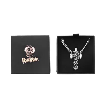 

HONEYPUFF Metal Necklace Smoking Pipe 340MM Stainless Steel Smoking Pipes Herb Metal Necklace With Gift Box