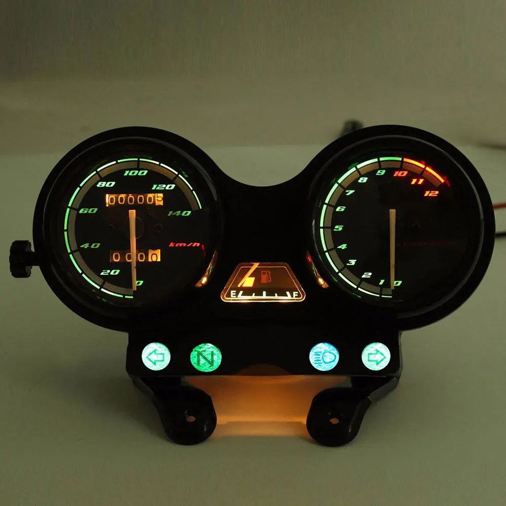 DC12V серебряные аксессуары Speedo метр Тахометр универсальная бытовая техника Speedo метр Тахометр полный прочный