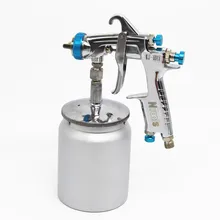 W-101S Воздушный пистолет-распылитель 1,0/1,3/1,5/1,8 мм Воздушный пистолет-распылитель Краска распылитель 600 мл всасывания Аэрограф, набор, автомобильные инструменты для Краски ed опрыскиватель