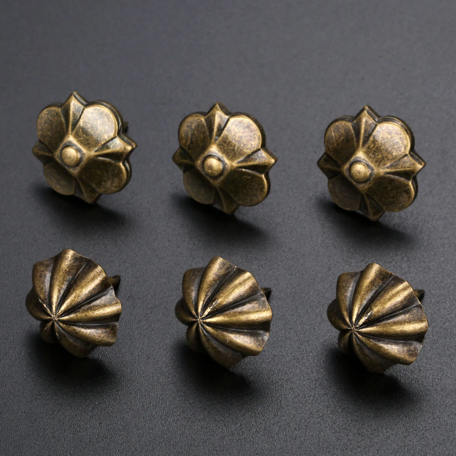 Upholstery Furniture Nails Clover/Umbrella Pattern 10pcs 20*22mm For Sofa Jewelry Wood Box