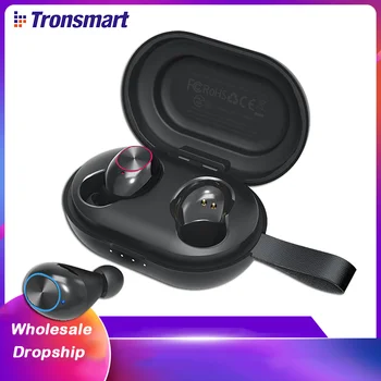 

【Wholesale/Dropship】Auriculares Tronsmart Spunky Beat TWS Wireless Earbuds with QualcommChip,APTX, Deep Bass Bluetooth Earphones