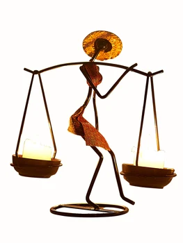 

Personalized Vintage Iron Candle Holder Metal Wedding Lantern Romantic Morocco Candle Holders Living Room Decoration 2020 II50ZT