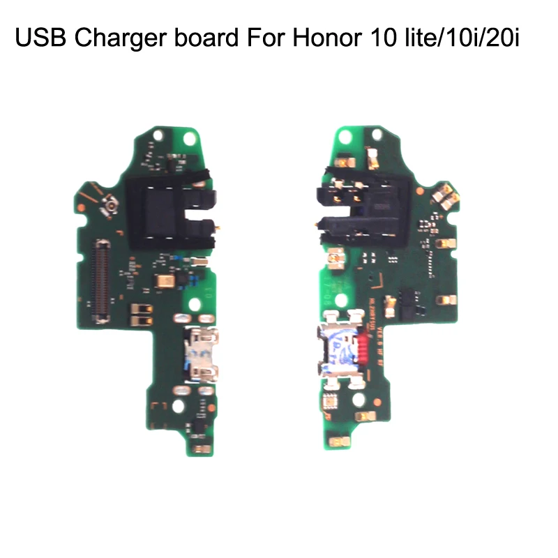 Placa de carga USB para Huawei honor 10 lite, piezas de reparación, placa de carga para Honor 10i, Honor 20i