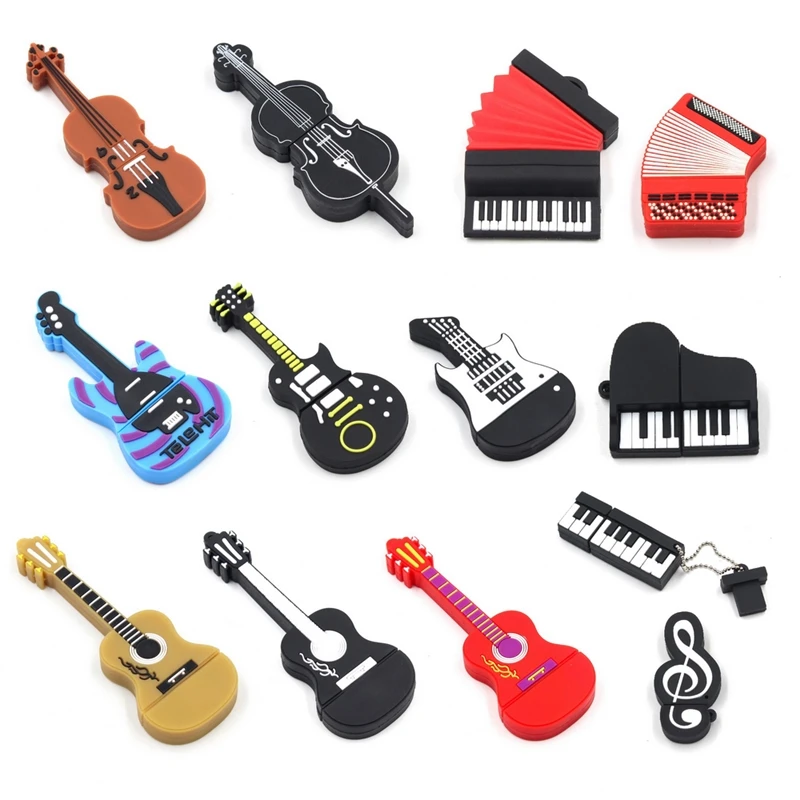 Fast concert pen drive musical instrument keyboard accordion guitar cello violin usb flash drive pendrive 4G 8G 16G 32g 64g 128G