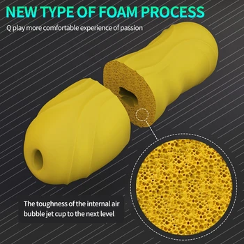 Male Masturbator Cup Realistic Vagina Pocket Pussy Man Masturbation Glans Blowjob Portable Airplane Cup Sucking Sex Toys For Men 5