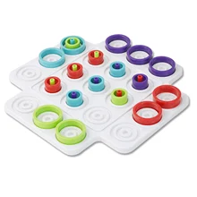 

3D Strategy Based Tic-Tac-Toe Board Game Interactive Challenge Game Set For Adults Kids Family Play