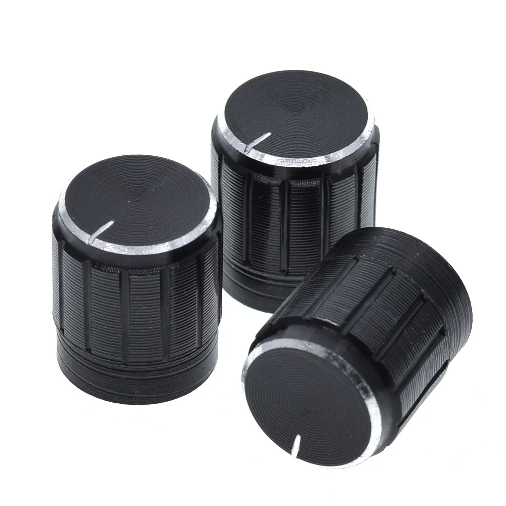 15*17mm aluminum alloy potentiometer knob rotary switch volume control knob For DIY 10pcs potentiometer knobs