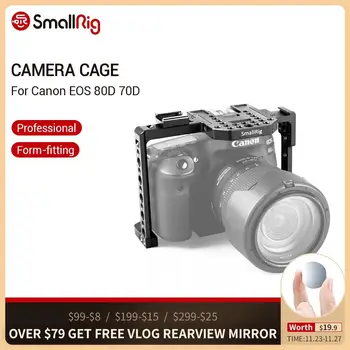 

SmallRig Aluminum Alloy Protective Camera Cage For Canon EOS 80D 70D Quick Release Dslr Camera Cage Acccessories -1789