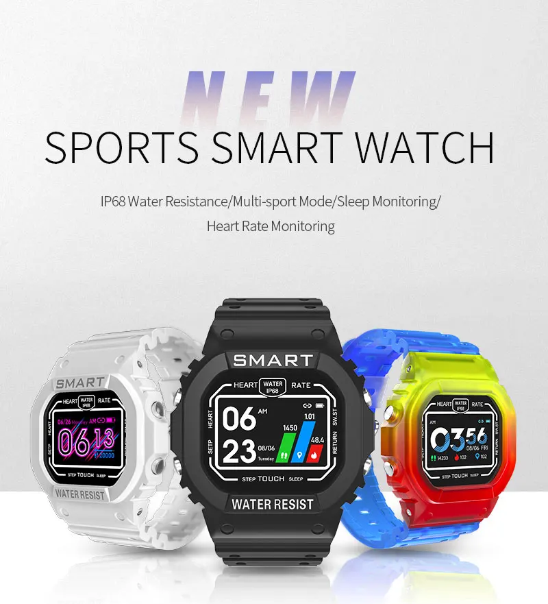 K16 Смарт часы IP68 водонепроницаемый монитор сердечного ритма кровяного давления браслет для плавания мужские часы спортивные часы PK X12 для Android