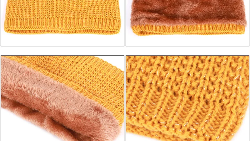 Men's Hat Girls Hat Collar Children's Winter Warm Hat