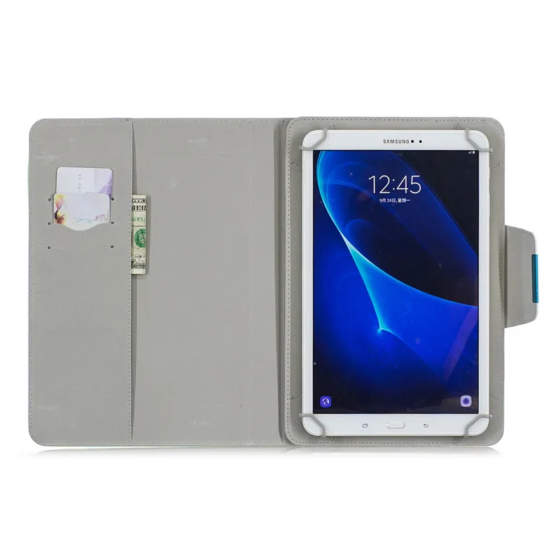 Wekays 10 дюймов Универсальный кожаный чехол для Coque samsung Amazon huawei 10 дюймов планшет мультфильм Единорог защитный чехол для детей