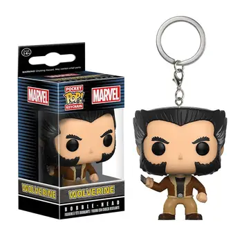 

Funko Pop Pocket X-Men Keychain Marvel Wolverine Action Figure Toys