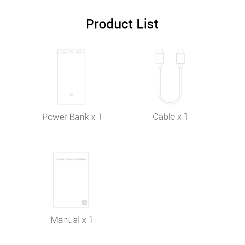 Xiaomi Power Bank 3 20000mAh 50W PB200SZM 3 USB Type C Fast Charging Portable Mi Powerbank 20000 External Battery Poverbank 6