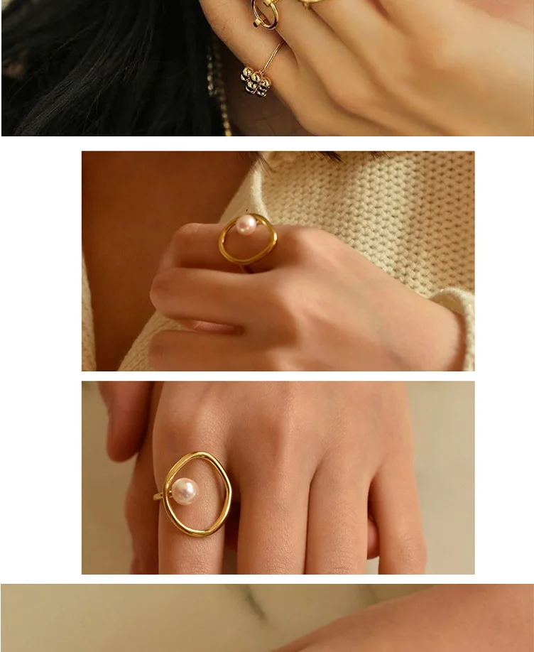 Minimalist Knot Ring In Gold And Silver For Men And Women_voghion.com