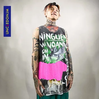 

Graffiti Hip Hop mesh tank top men men tops NB77