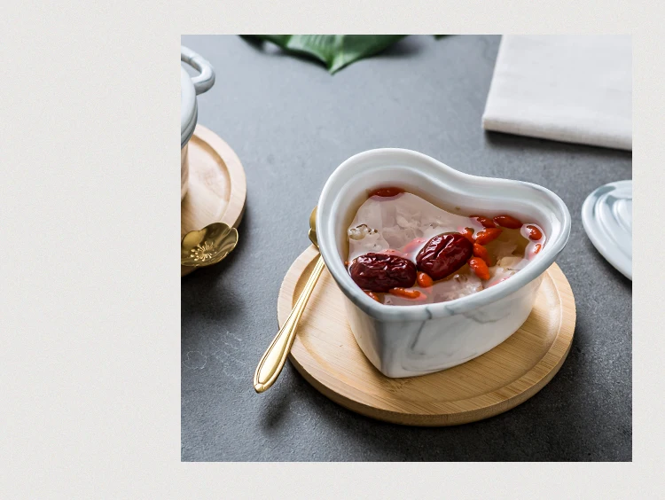 Nordic квадратный Мрамор Детские пару яйцо чаша с емкостью для Spoonmodern домашний десерт Птичье гнездо шара Керамика Blackchicken банки тушенки purplesand с крышкой