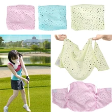 Солнцезащитная маска гольф полотенце гольф маска практичная прочная хлопчатобумажная пряжа 3 цвета Спорт держать отбеливающий открытый движение мочалка