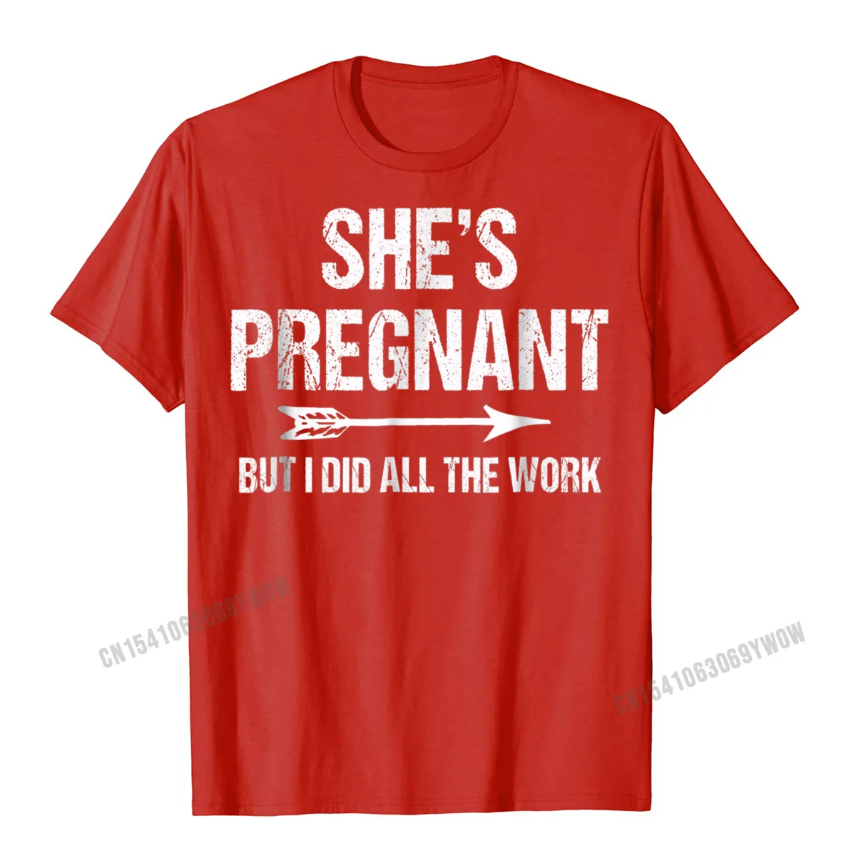 Birthday Crewneck T-shirts Summer Fall Tops Shirts Short Sleeve Classic 100% Cotton Printed On Sweatshirts Family Men Funny Pregnancy Announcement Shirt for Dad Baby Reveal Tee__666 red