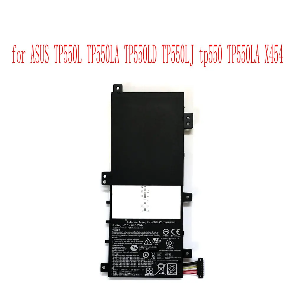Высокое качество 7,5 в 38Wh C21N1333 батарея для ASUS Transformer Book Flip TP550LA TP550LD 15," Подлинная батарея C21N1333