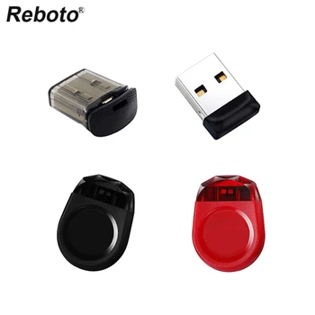 

Reboto USB 2.0 4GB 8GB 16GB 32GB 64GB Super mini black red USB Flash Drive Stick Pen drive Usb Stick small U disk best gift