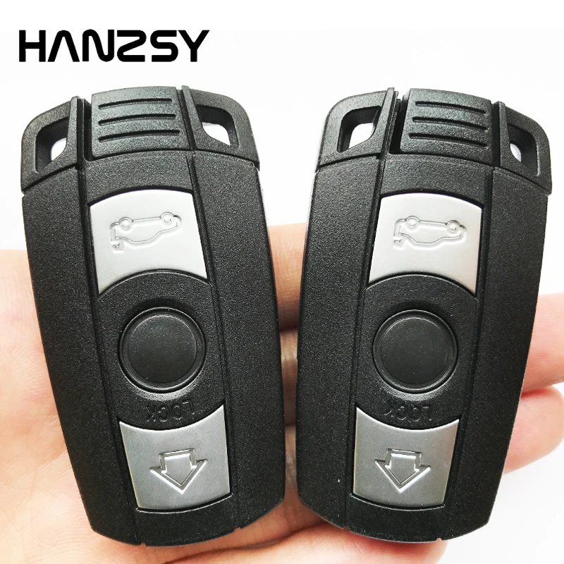 3 botones de la llave del coche para BMW E60 E90 E92 E87 E70 E71 E72 E82 E88 E89 X5 X6 por 1 3 5 6 cubierta de mando de llave a distancia caso