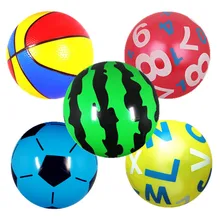 Мяч надувной мяч игрушки для малышей, детей мяч игрушки Младенцы ручной шар арбуз мяч pai qiu игрушка