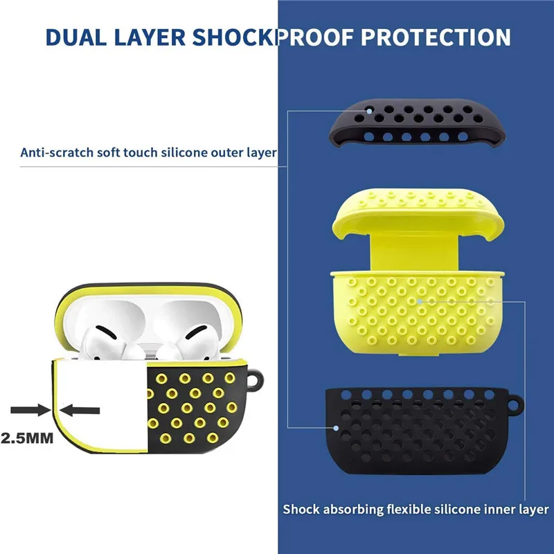 Airpods Case Cover Silicone Cover for Airpods Pro 2 1 Case Earphone Protector for Nike Airpod2 Acessories cover with keychain earphone case airpods case cover silicone case cover