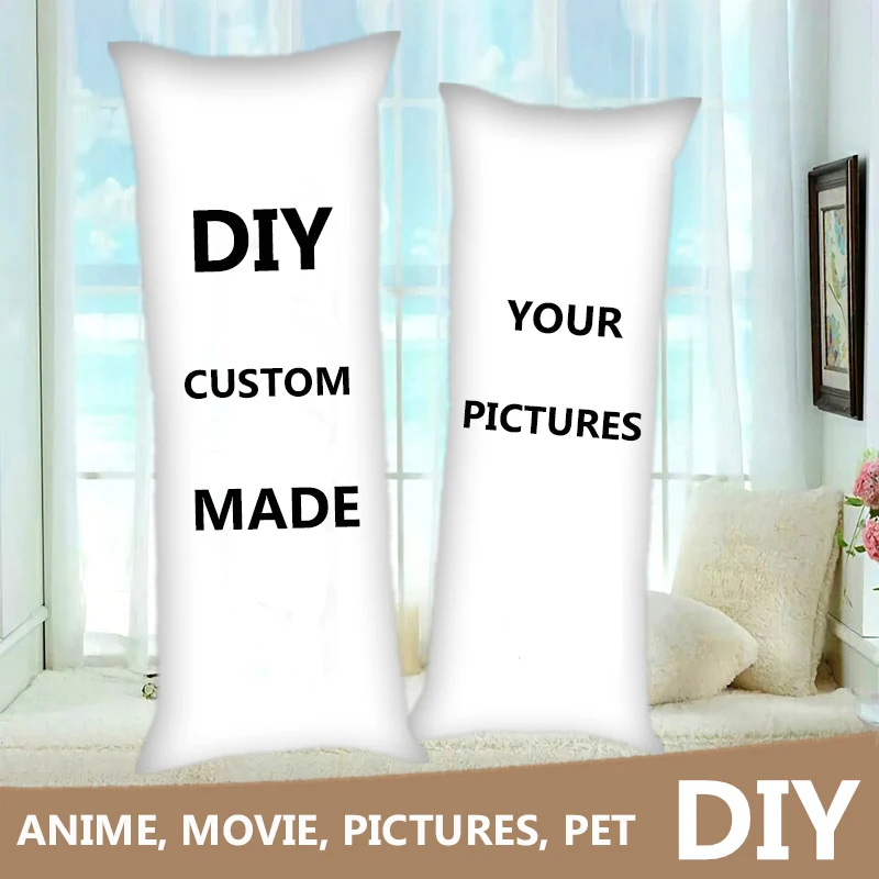 DIY Custom Made Anime Dakimakura Hugging Body Pillow Case DIY Printed Only One For You Throw