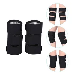1 Pair Adjustable Therapy Knee Brace Support Sleeve Warm Self Heating Tourmaline Knee Pad Pain Relief Patella Protector For Gift