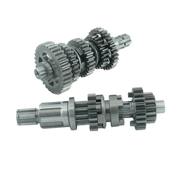

250cc ATV Reverse Gear 4+1 Main Shaft Counter Shaft Transmission Gear Box For All Chinese CG250 4 Front +1 Reverse Gear Engine