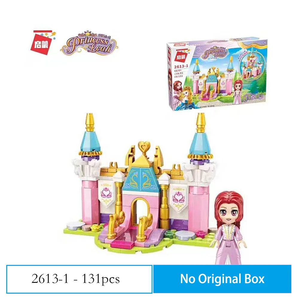 4 in 1 Princess Leah Castle Fit  Friends Set Mini figures Minifigs Educational Building Blocks Toys Creative Girls 4 in 1 Princess Leah Castle Fit  Friends Set Mini figures Minifigs Educational Building Blocks Toys Creative Girls