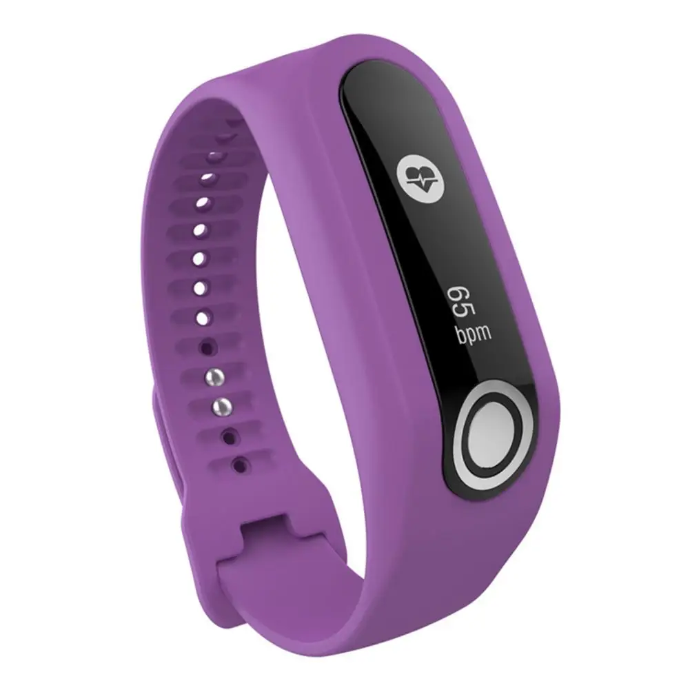 Purple Для Tomtom Touch часы Браслет замена спортивные Смарт-часы с ремешком на щиколотке для TomTom touch аксессуары - Цвет: Purple