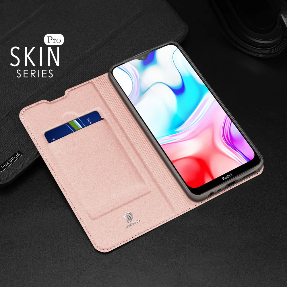 Чехол-книжка для Xiaomi mi Red mi 8, чехол-кошелек с подставкой из искусственной кожи и ТПУ, мягкий чехол-бампер, держатель для кредитных карт, чехол для телефона