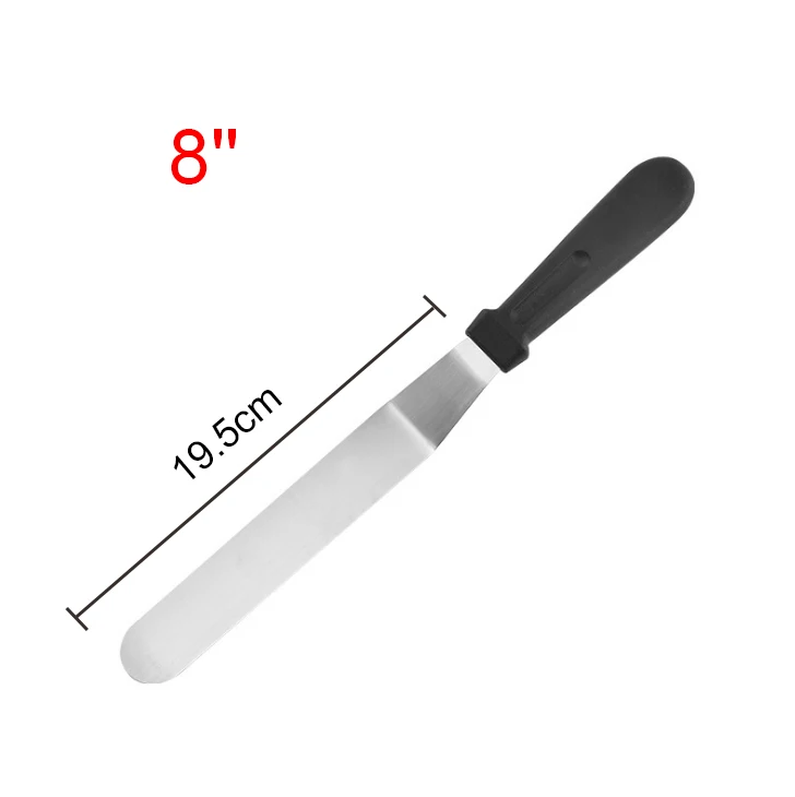 Generic 3 Spatule de Gâteau en Acier Inoxydable Spatule de Pâtisserie  Couteaux pour glaçage et nappage Spatule de confiserie à prix pas cher