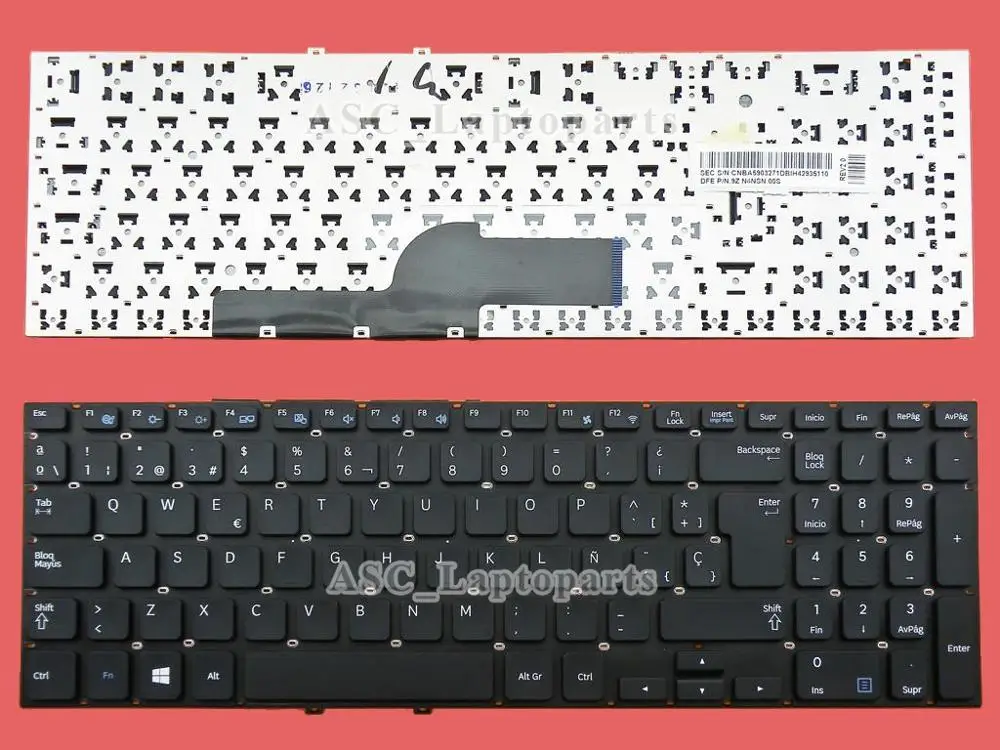 Новая ЛАТИНСКАЯ Испанская Клавиатура Teclado Для Samsung NP300E5E NP350E5C NP355E5C NP365E5C ноутбук