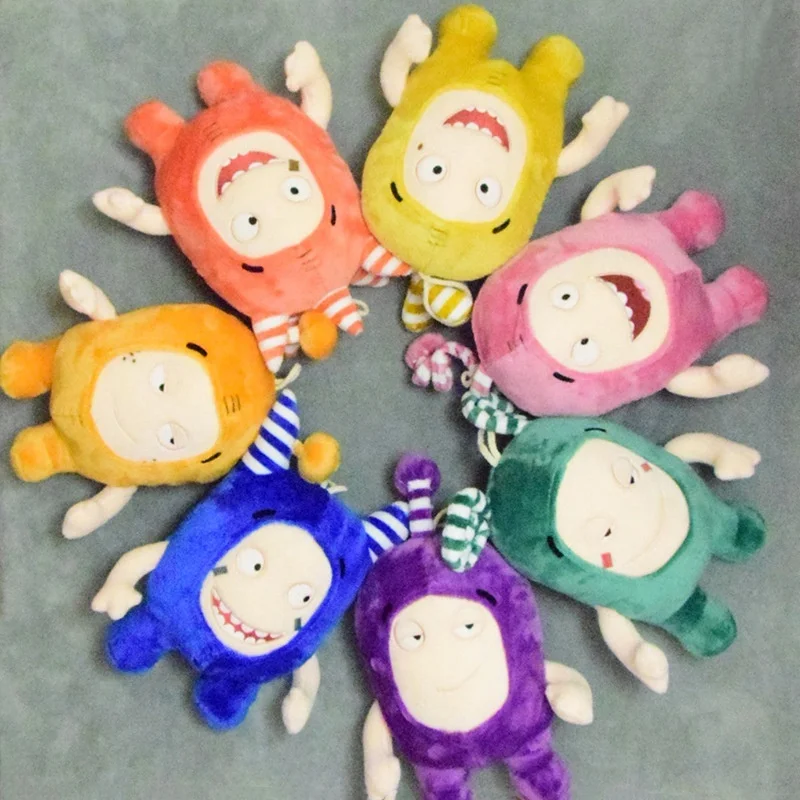 Oddbods аниме мультфильм плюшевые мягкие игрушки для ребенка 30 см