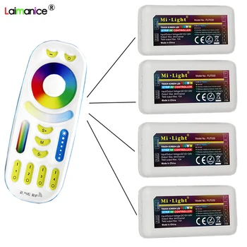 

Milight 2.4G 4 Zone RF RGB+CCT CCT RGBW LED Remote WiFi iBox controller For Single Color CCT RGB RGBW RGB+CCT Strip Light
