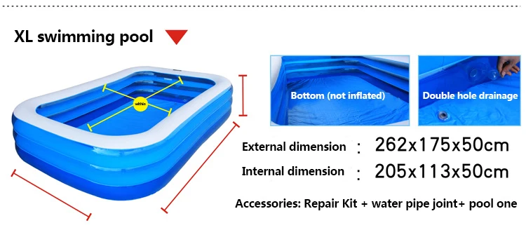 Baby swimming pool insulation inflatable infant child baby swimming pool paddling pool