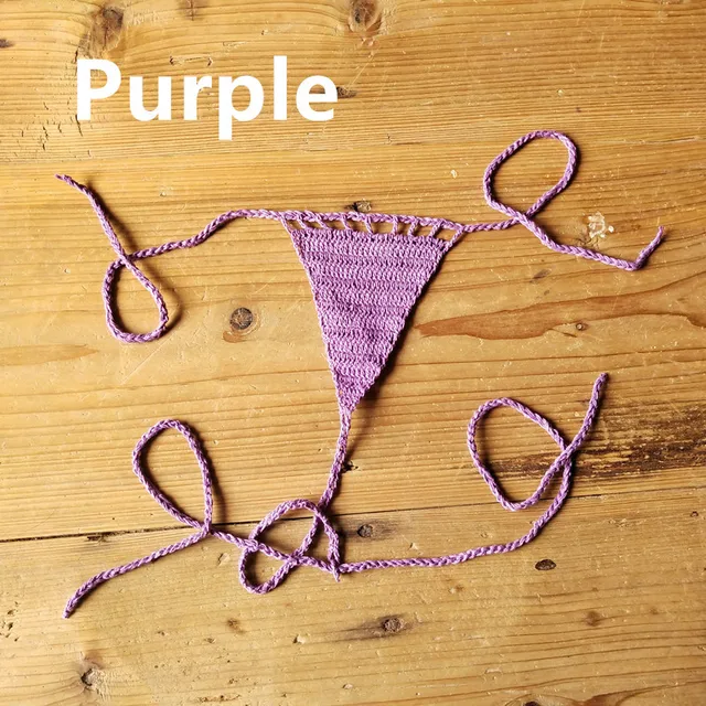 Porno Sex Wear Handmade crochet Ladies Panties Porn BDSM G-String Baby â€“  sextoygo