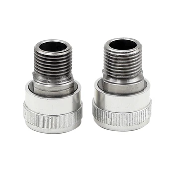 

HOT-Ultralight Titanium Alloy Quick Release Adaptors for Brompton Folding Bike Pedals